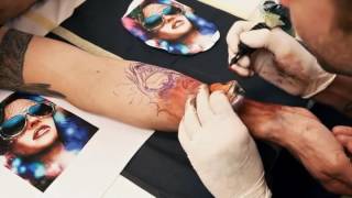 Tutorial  Tatuaje realista a color  Rostro de Mujer  Ojo realista [upl. by Esta42]