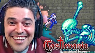 Castlevania Aria of Sorrow  Minha Primeira Vez Jogando 1 [upl. by Ennahtebazile228]