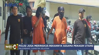 Polisi Terlibat Cekcok dengan Penagih Utang di Palembang  LIP 2804 [upl. by Ssac524]