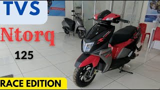 TVS Ntorq 125 BS7 Race Edition Review 2024❤ Best and Stylist 125CC Scooter from TVS  ₹94000 [upl. by Eivets40]