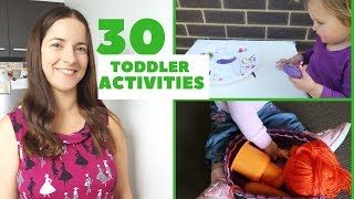 30 TODDLER ACTIVITIES AT HOME  HOW TO ENTERTAIN A 12 YEAR OLD [upl. by Gove]