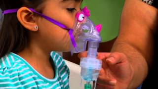 How to Use a Nebulizer Machine with a Mask for a Child [upl. by Stephens]