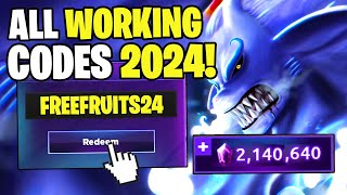 NEW ALL WORKING CODES FOR FRUIT BATTLEGROUNDS IN 2024 ROBLOX FRUIT BATTLEGROUNDS CODES [upl. by Brazee48]