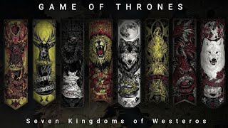 The Seven Kingdoms of Westeros  GAME OF THRONES  HBO gameofthrones hbo explain [upl. by Niu]