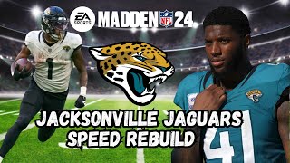 THIS WAS WILD Madden 24 Jacksonville Jaguars SPEED REBUILD [upl. by Chafee903]