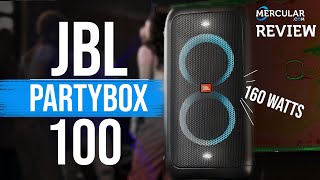 รีวิว JBL PartyBox 100  โครตลำโพงปาร์ตี้ รุ่นน้องเล็ก ราคา 12900 บาท [upl. by Glorianna]