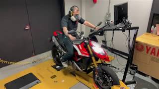 2019 Ducati Hypermotard 950 SP  Termignoni Dyno [upl. by Badr]