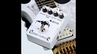 JOYO Classic Flanger Effect Pedal Achieve Metallic Flanger Sounds amp Rapid Tremulous Vibrato [upl. by Peatroy]