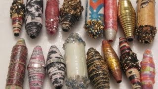 Paper Beads amp Resin Part 1 [upl. by Stoughton371]