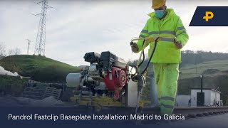 Pandrol Fastclip Baseplate Installation Madrid to Galicia [upl. by Ikairik]