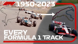 Every Formula 1 Track 19502024 [upl. by Nomannic970]