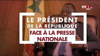 ENTRETIEN DU PRESIDENT MACKY SALL AVEC LA PRESSE NATIONALE [upl. by Meir87]