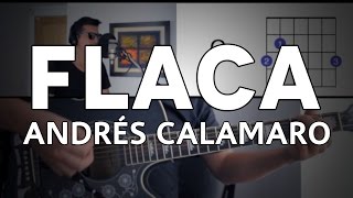 Flaca Andrés Calamaro Tutorial Cover  Guitarra Mauro Martinez [upl. by Atil]