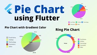 Flutter  How to create Pie Chart  Flutter animated Pie Chart 2022 [upl. by Cate]