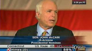 Senator John McCain Election Night Speech Full Video [upl. by Ramonda]