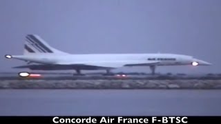 AIR FRANCE Concorde FBTSC take off from Nice Côte dazur France [upl. by Aivon]