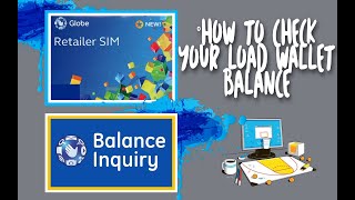 Easiest Way to check your load wallet Balance Inquiry Retailer Sim Globe How to check load wallet [upl. by Tomi]