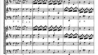 Corelli Concerto grosso op 6 n 1  II LargoAllegro score [upl. by Kosak277]