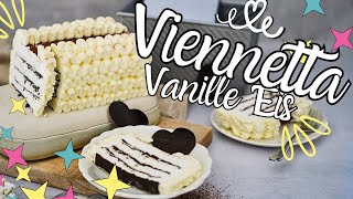 Viennetta Eis selbstgemacht  Kindheitserinnerung mit Vanillegeschmack  Vanille Eis Rezept [upl. by Nnyw]