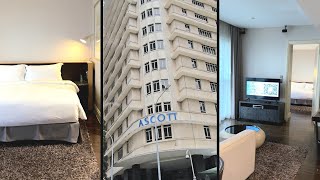 Best Hotel in Singapore  Ascott Raffles Place  Deluxe Suite Full Room Tour [upl. by Aranahs394]