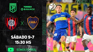 🔴 SAN LORENZO vs BOCA JUNIORS  Transmisión del PARTIDO EN VIVO  Liga Profesional de Futbol 2022 [upl. by Nidorf575]