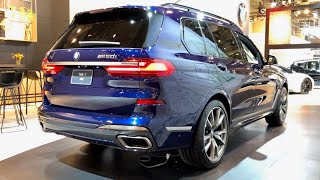 2022 BMW X7 M50i Tanzanite Blue Metallic 523HP  InDepth Video Walk Around [upl. by Swaine]