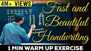 How to Improve Handwriting With A Simple Exercise Write Much Faster amp Get A Beautiful Handwriting [upl. by Audrye963]