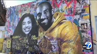 Kobe is LA Fans honor Lakers star and daughter Gianna on 4year anniversary of death [upl. by Windzer46]