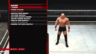 WWE2K14 Raven Moveset [upl. by Walworth]