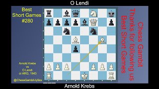 Arnold Krebs vs O Lendi Best Short Games 280 [upl. by Archibaldo]