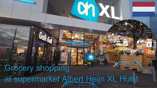 Grocery shopping at Albert Heijn XL supermarket Hulst Netherlands  October 2023 [upl. by Banebrudge]