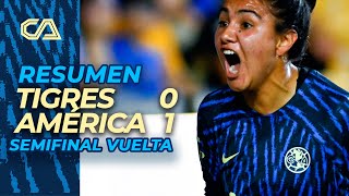 Resumen  Tigres 01 América  Clausura 2023  Semifinal Vuelta [upl. by Mialliw757]