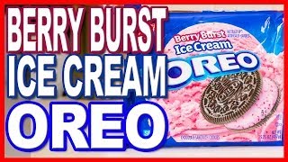 Berry Burst ★ Ice Cream ★ OREO Review [upl. by Kciredohr950]