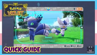 Where To Catch Meowstic In Pokemon Scarlet amp Violet The Indigo Disk  Location Quick Guide [upl. by Ulick]