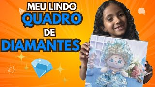 Tutorial Quadro de Diamantes  Diamond paint [upl. by Akinehc]