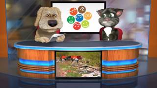 Talking Tom and Ben News World Cleanup 2012 [upl. by Cirtemed]