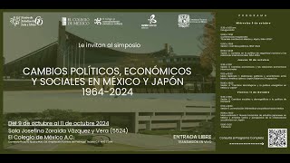 Simposio Cambios políticos económicos y sociales en México y Japón 1964  2024 [upl. by Itaws]