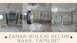 Zaman Rölesi Seçimi Nasıl Yapılır  entes [upl. by Eicam]