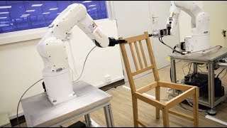 Robot by NTU Singapore builds an IKEA chair [upl. by Laux]