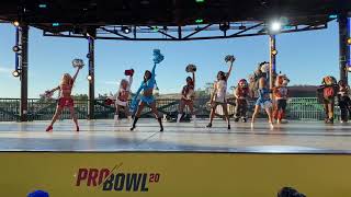 NFL Pro Bowl Cheerleaders Performance  NFC Line 1 [upl. by Tavie]