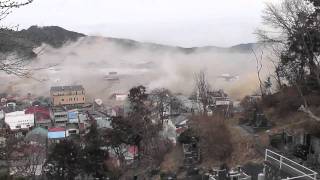 Amazing power of Japanese Tsunami caught on video 19 HD [upl. by Rrats]