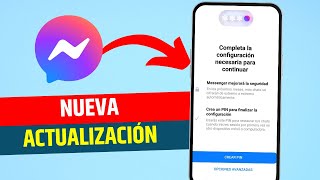 Completa la configuración necesaria para continuar Messenger crear pin [upl. by Alrac410]