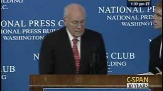 Dick Cheney Responds to Richard Clarke [upl. by Carrillo694]