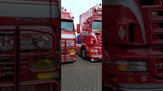 weeda transport retrotrucktour scania volvo retrotrucktour truckspotterluuk [upl. by Hogen828]