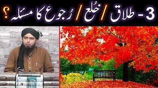 3TALAQ aur KHULA kay baad RUJU ka Saheh Masalah aur Tareeqah  By Engineer Muhammad Ali Mirza [upl. by Sharleen]