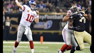 WATCH Giants Trumaine McBride gets huge Pick6 vs Saints in 4th quarter [upl. by Resor942]