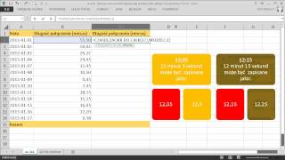 excel114  Zamiana czasu przechowywanego w zapisie dziesiętnym na poprawny cz1 [upl. by Uwton]