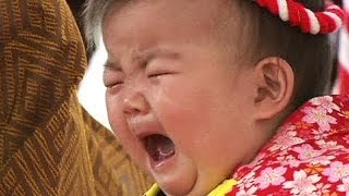 Crying baby contest in Japan [upl. by Esyak285]