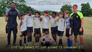 Top Ballerz FC  2022 U10 Norsemen Cup Winners [upl. by Vange]