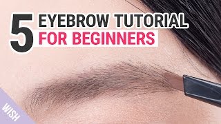 Eyebrow Shaping Tutorial for Beginners  Wishtrend TV [upl. by Bobette]